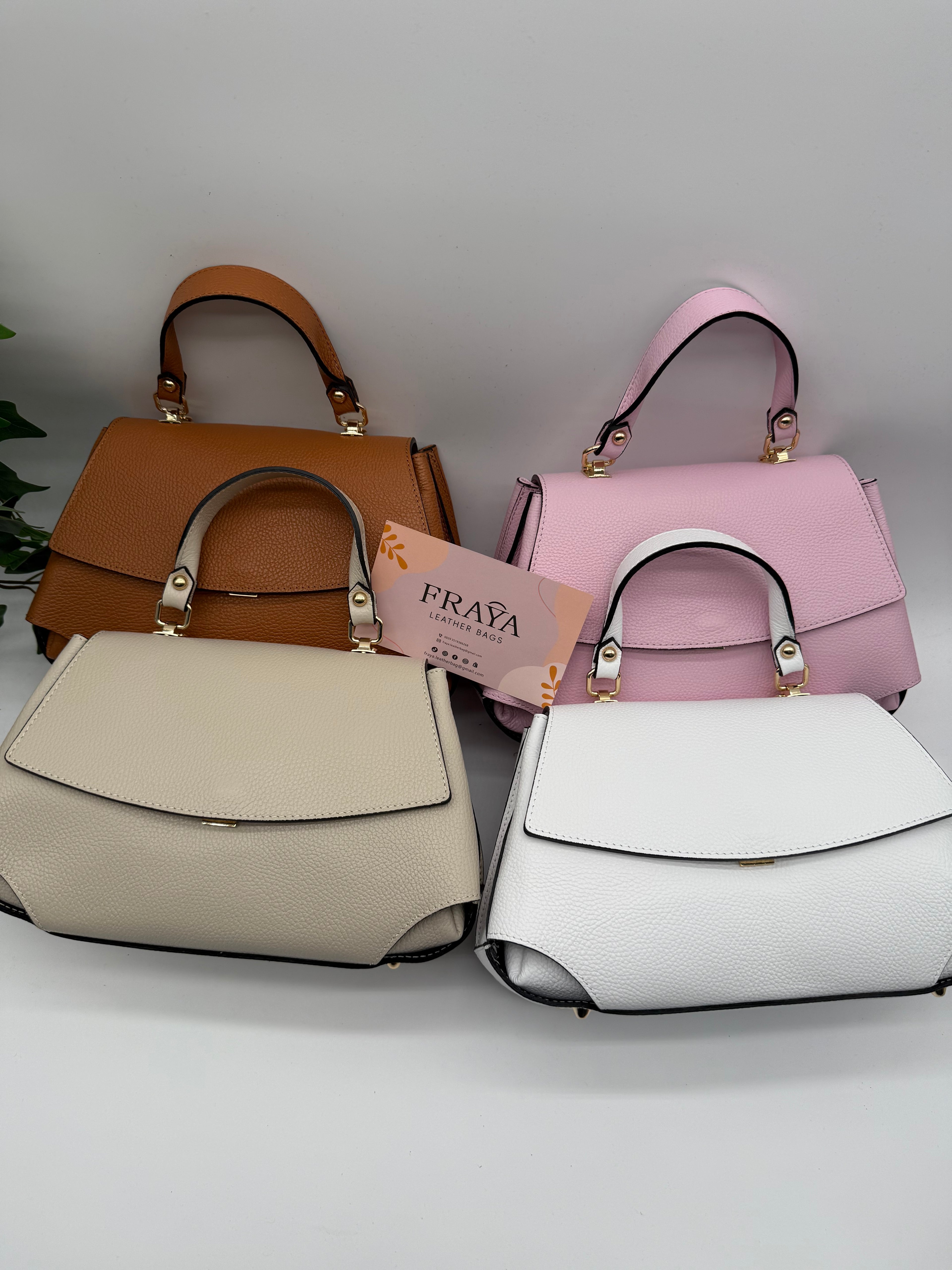 Borsa a mano in Vera pelle martellata - BM0154D