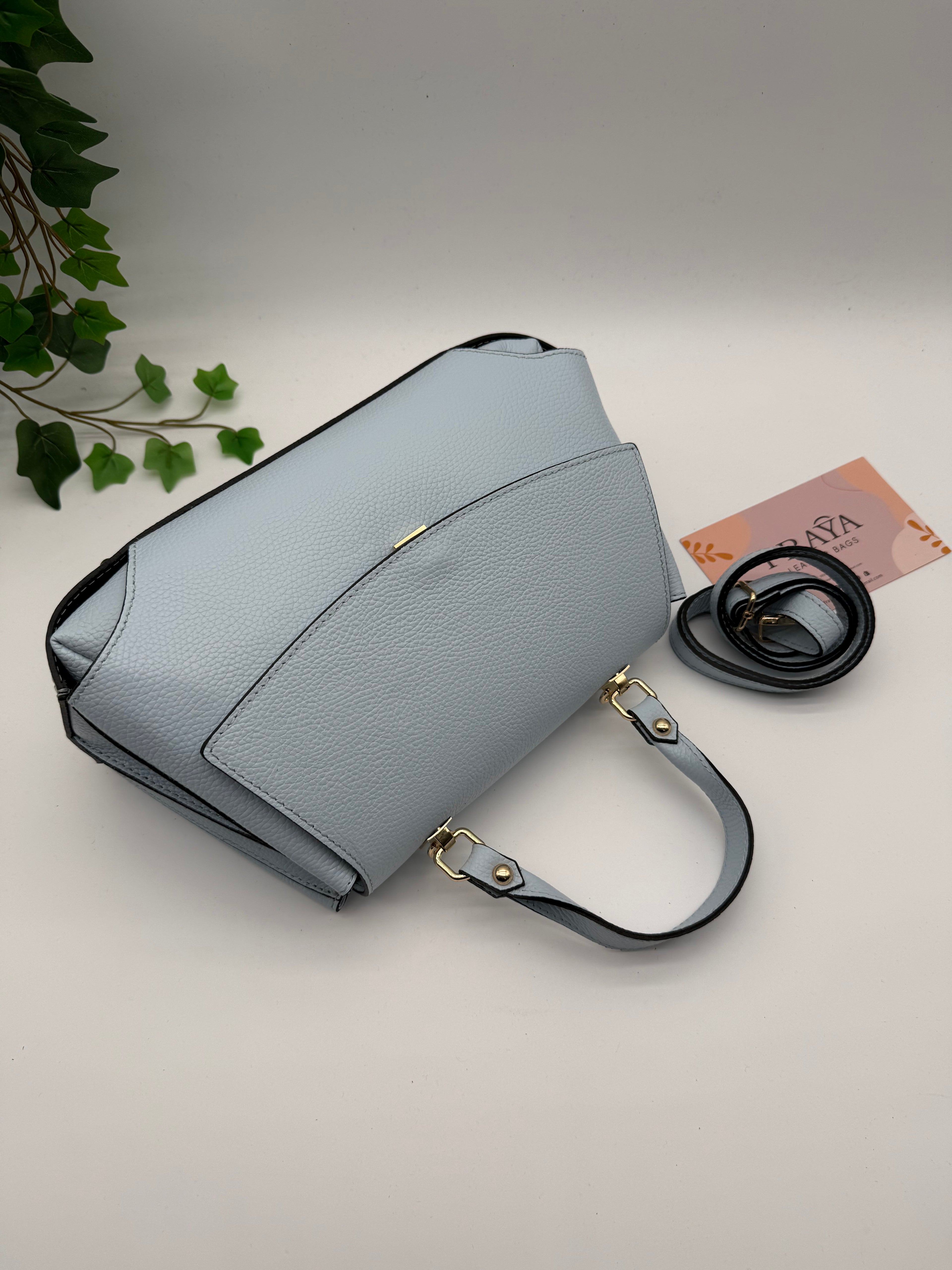 Borsa a mano in Vera pelle martellata - BM0154D