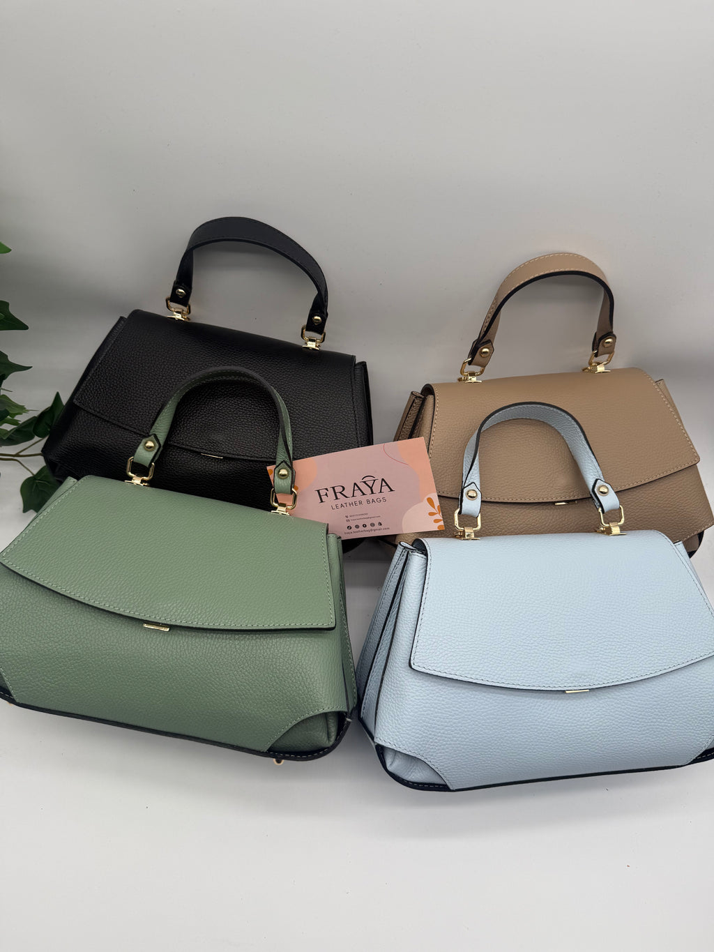 Borsa a mano in Vera pelle martellata - BM0154D