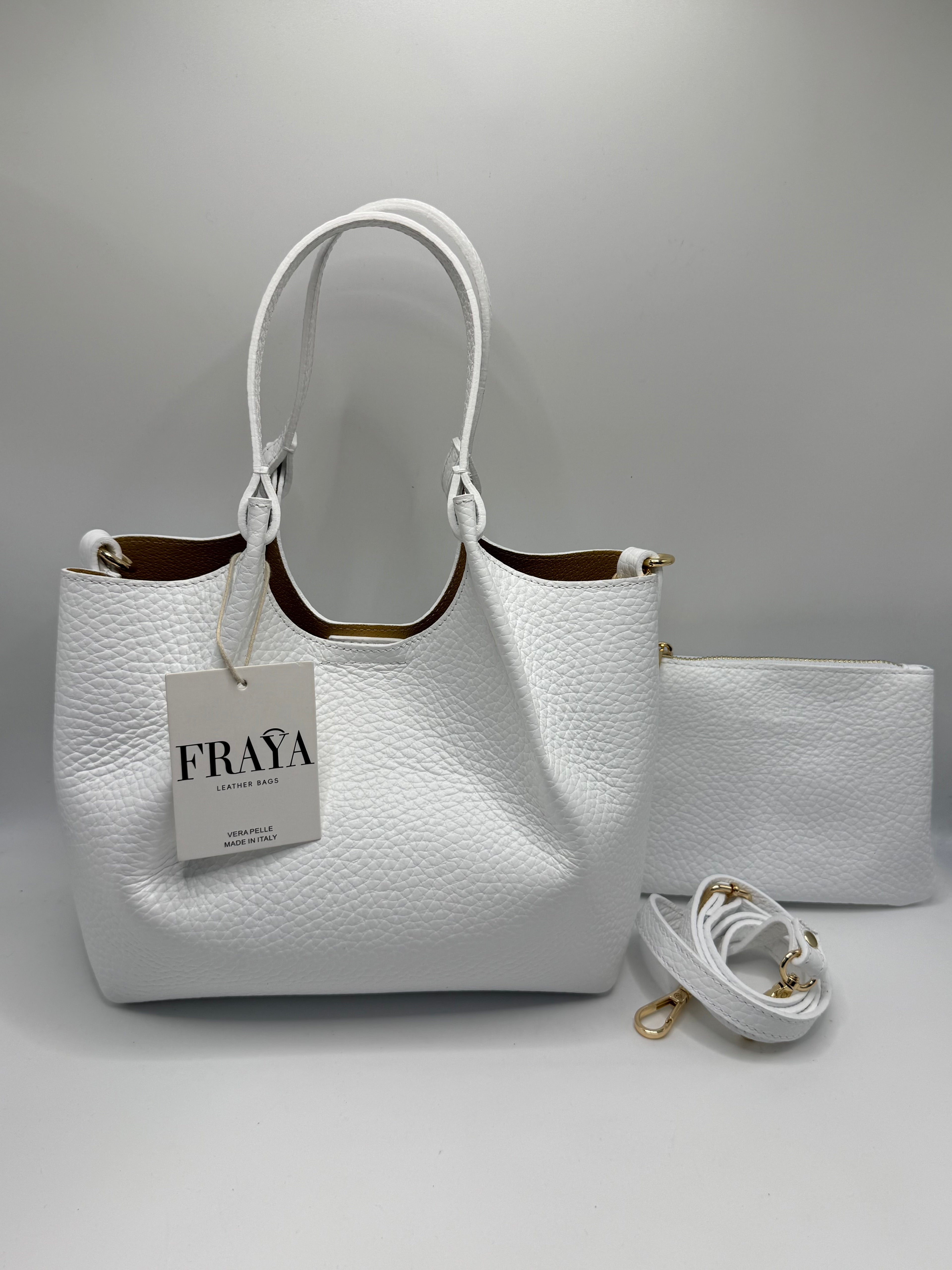 Borsa a mano in Vera pelle - Made in Italy - TB0143D